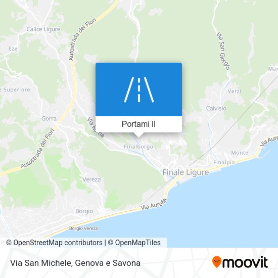 Mappa Via San Michele