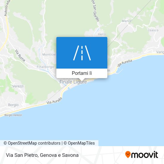 Mappa Via San Pietro