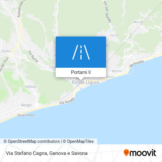 Mappa Via Stefano Cagna