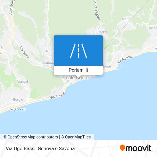 Mappa Via Ugo Bassi