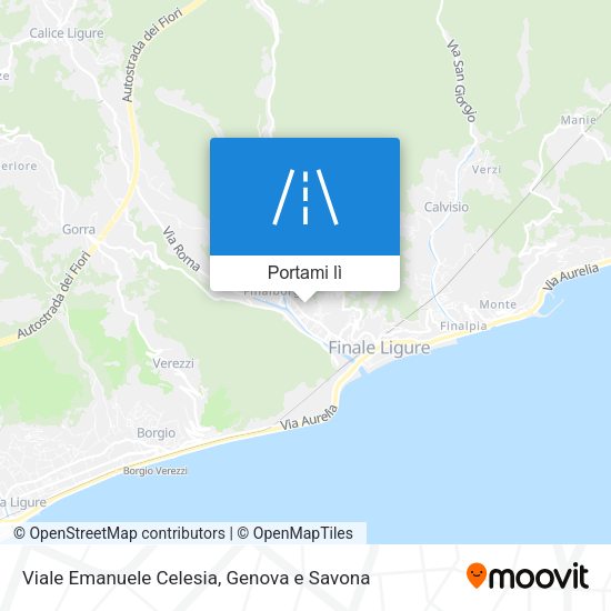 Mappa Viale Emanuele Celesia