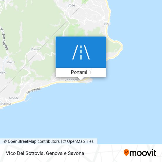 Mappa Vico Del Sottovia