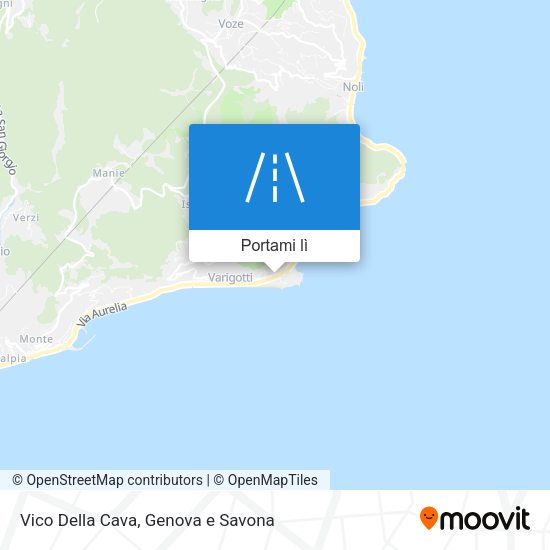 Mappa Vico Della Cava