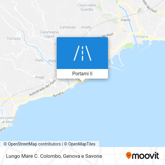Mappa Lungo Mare C. Colombo