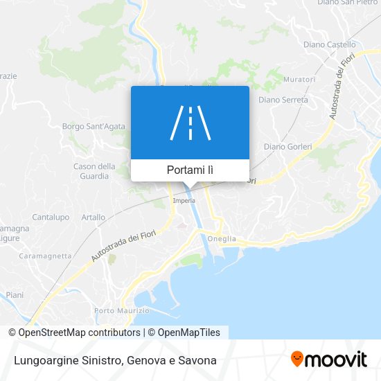 Mappa Lungoargine Sinistro