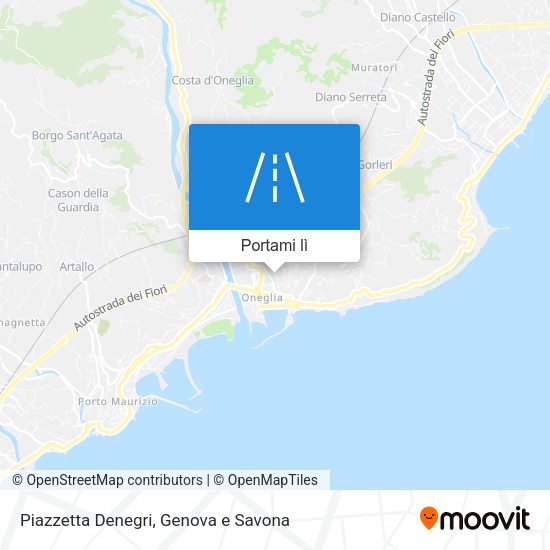 Mappa Piazzetta Denegri
