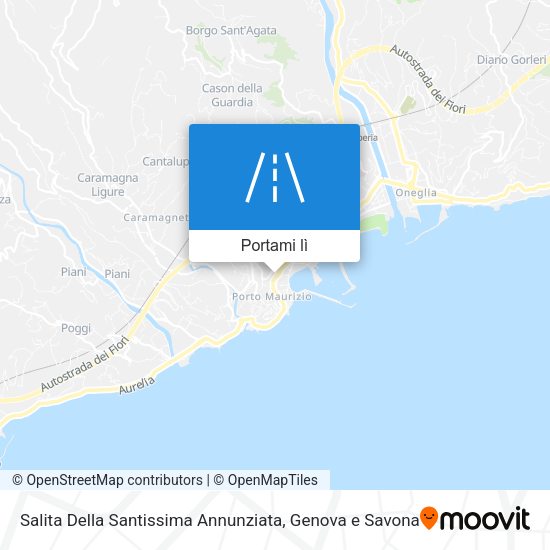 Mappa Salita Della Santissima Annunziata