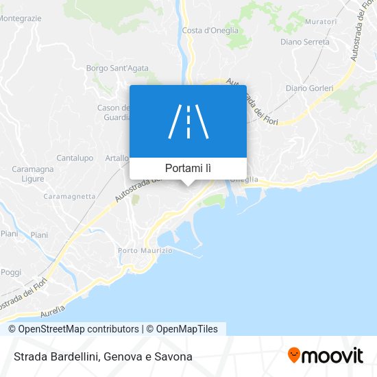 Mappa Strada Bardellini