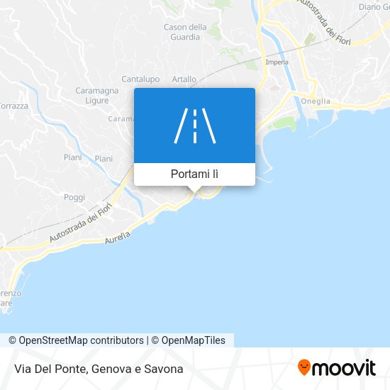 Mappa Via Del Ponte