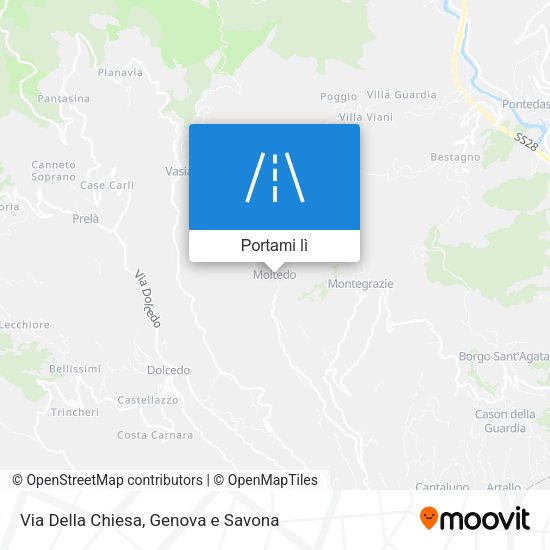 Mappa Via Della Chiesa