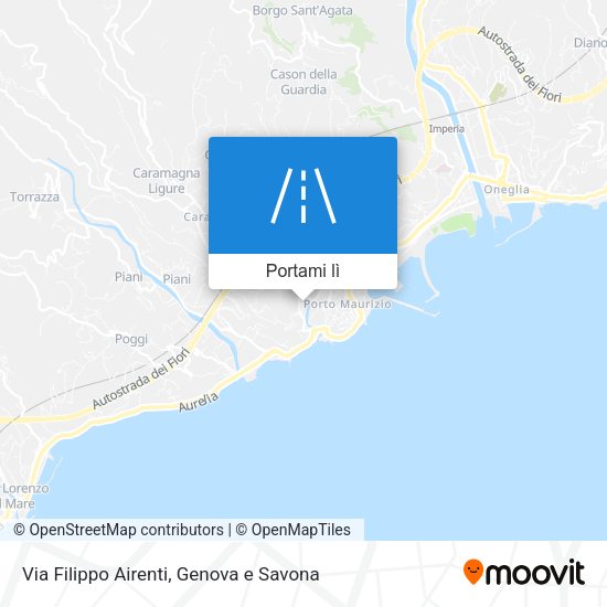 Mappa Via Filippo Airenti