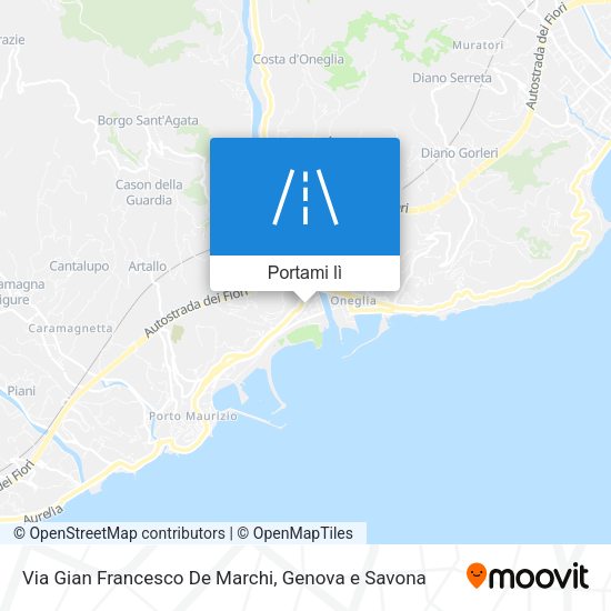Mappa Via Gian Francesco De Marchi