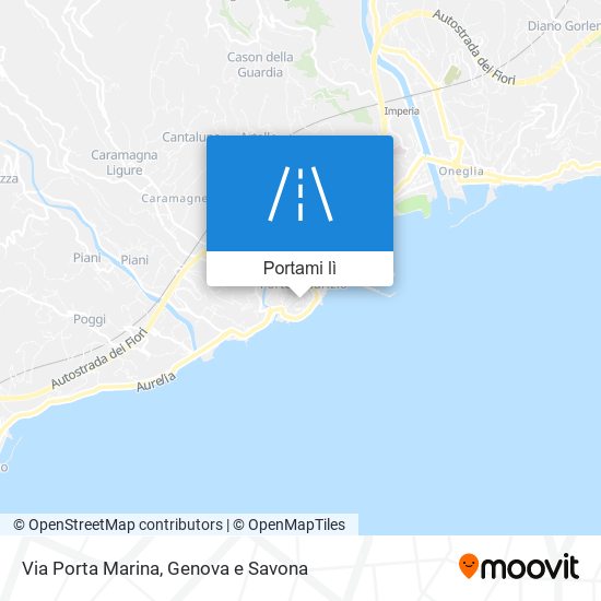 Mappa Via Porta Marina