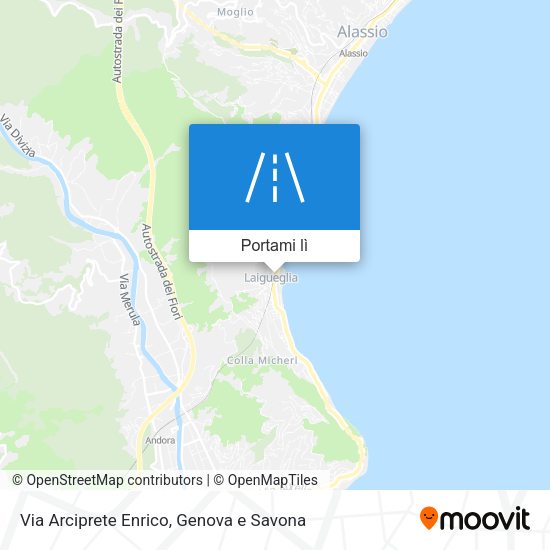 Mappa Via Arciprete Enrico