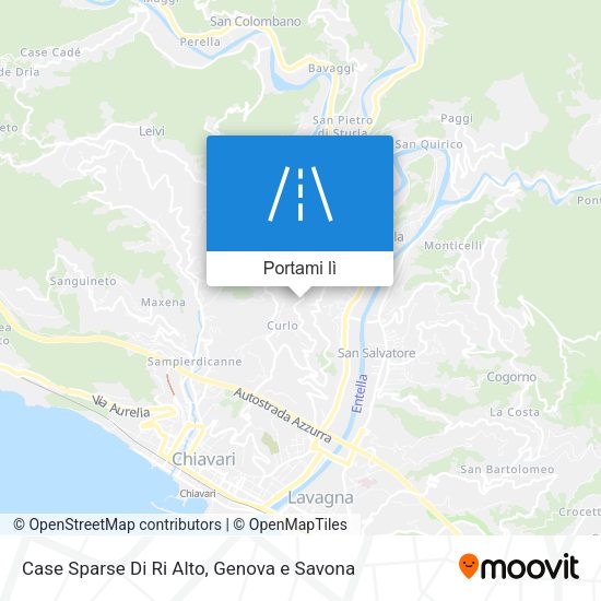 Mappa Case Sparse Di Ri Alto