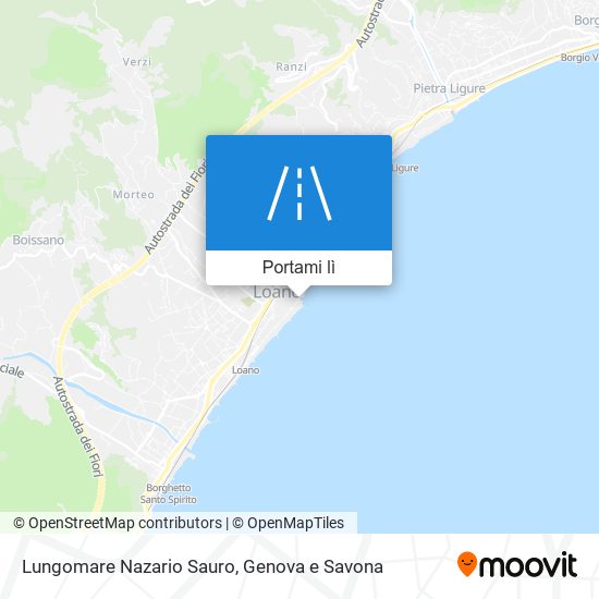 Mappa Lungomare Nazario Sauro