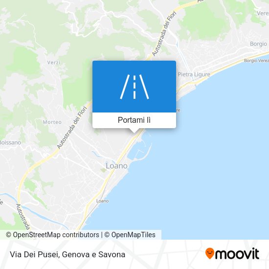 Mappa Via Dei Pusei