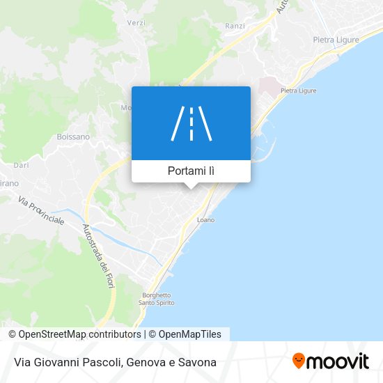 Mappa Via Giovanni Pascoli