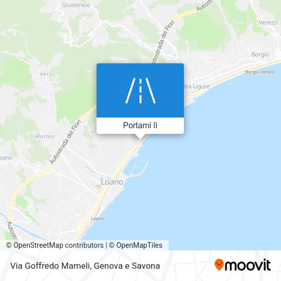 Mappa Via Goffredo Mameli