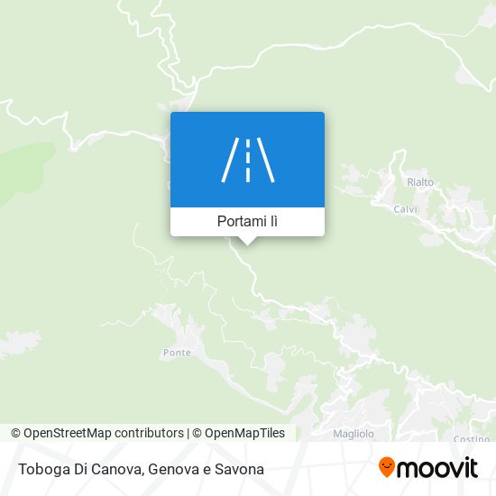 Mappa Toboga Di Canova