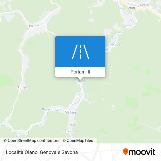 Mappa Località Olano