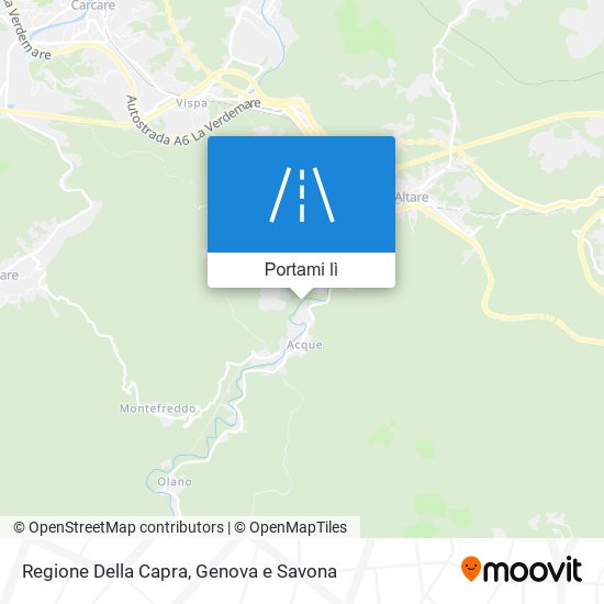 Mappa Regione Della Capra