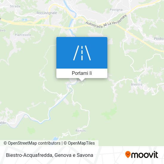 Mappa Biestro-Acquafredda