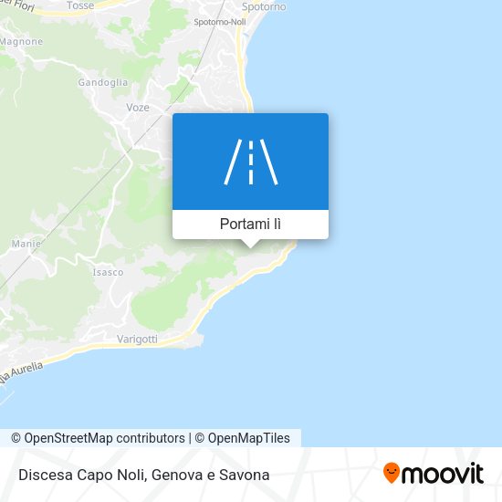 Mappa Discesa Capo Noli