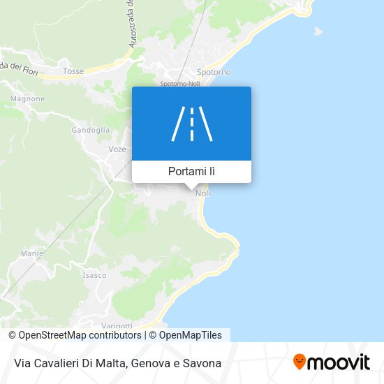 Mappa Via Cavalieri Di Malta