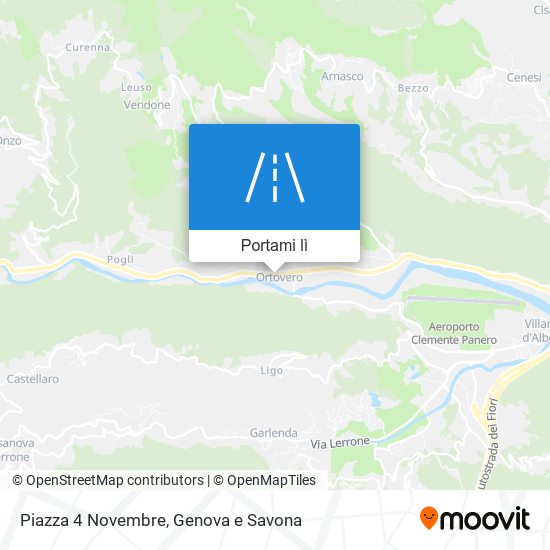 Mappa Piazza 4 Novembre