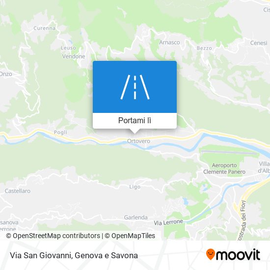 Mappa Via San Giovanni