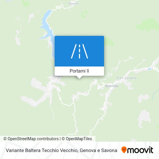 Mappa Variante Baltera Tecchio Vecchio