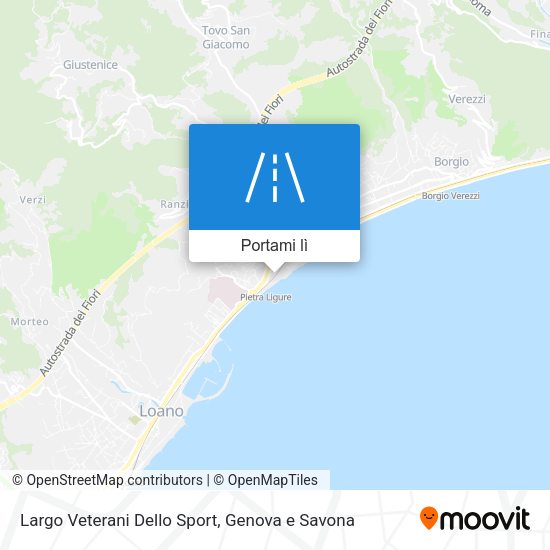 Mappa Largo Veterani Dello Sport