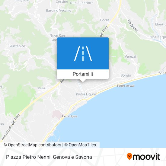 Mappa Piazza Pietro Nenni