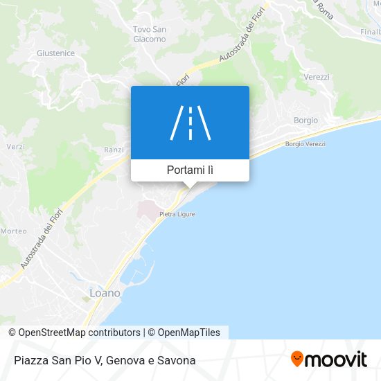 Mappa Piazza San Pio V