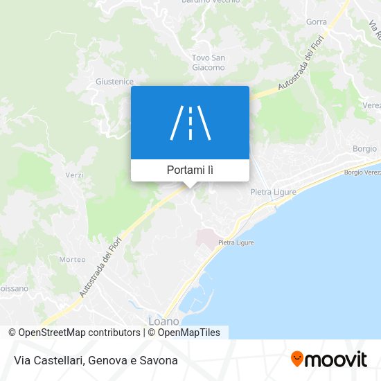Mappa Via Castellari