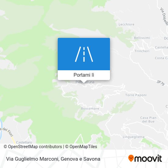Mappa Via Guglielmo Marconi