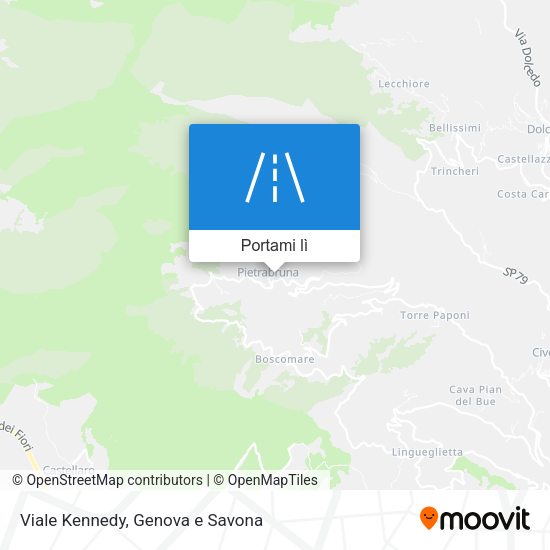 Mappa Viale Kennedy