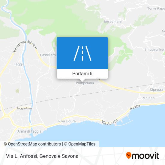 Mappa Via L. Anfossi