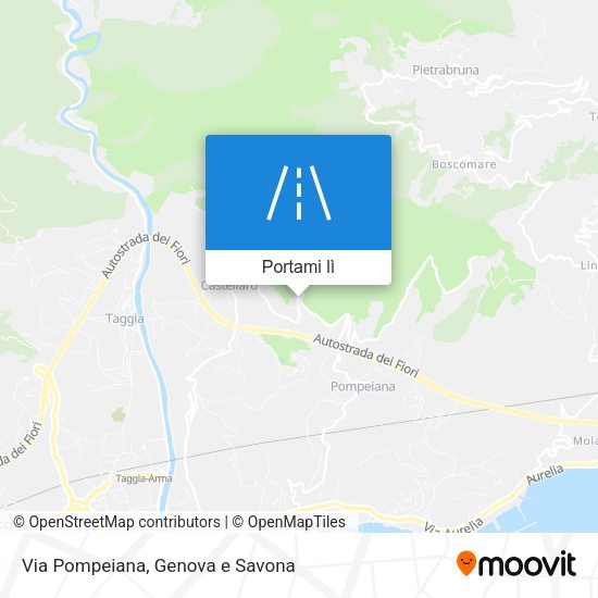 Mappa Via Pompeiana