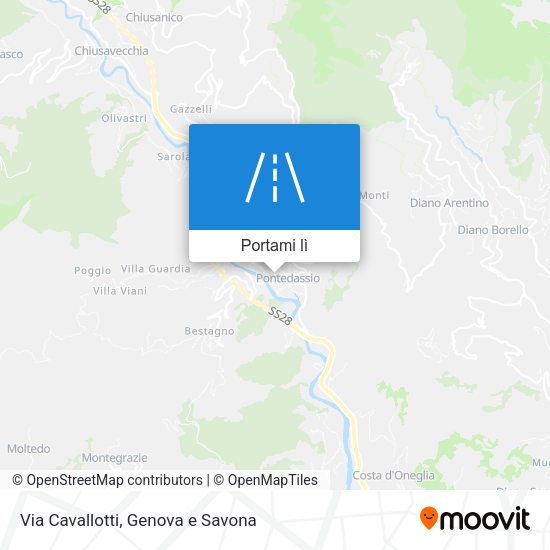 Mappa Via Cavallotti