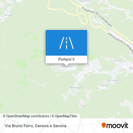 Mappa Via Bruno Ferro