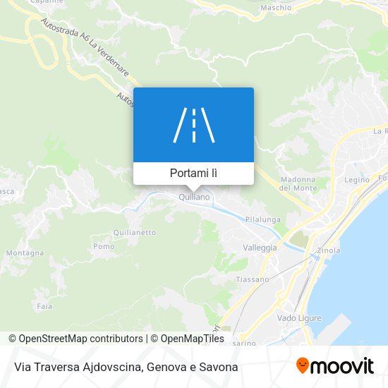 Mappa Via Traversa Ajdovscina