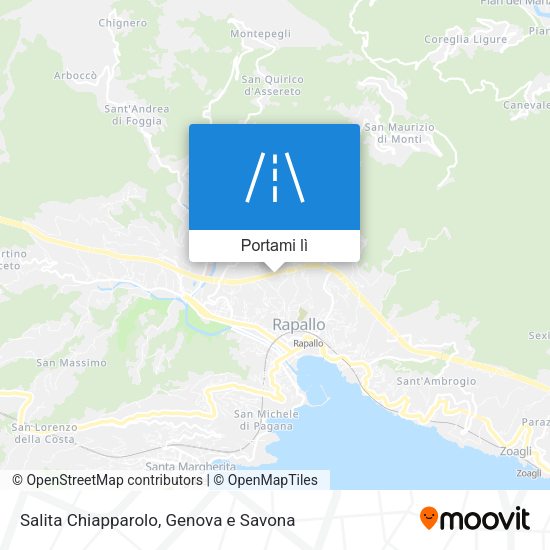 Mappa Salita Chiapparolo