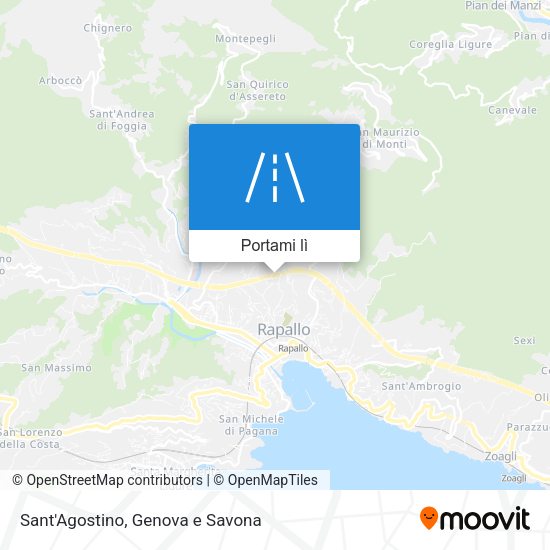 Mappa Sant'Agostino