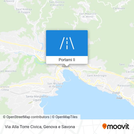 Mappa Via Alla Torre Civica