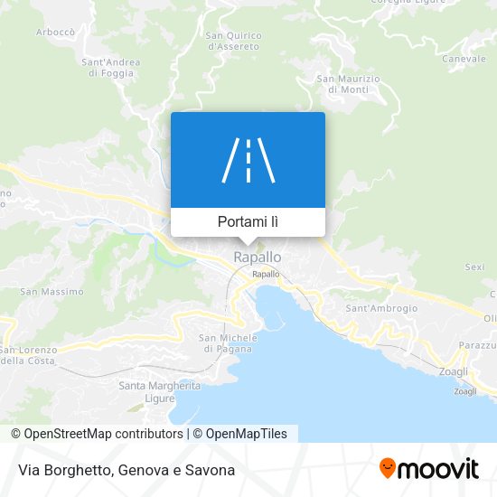 Mappa Via Borghetto