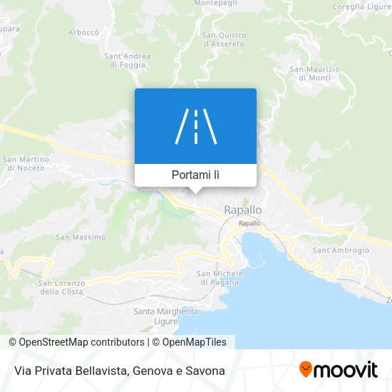 Mappa Via Privata Bellavista