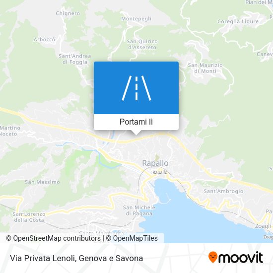 Mappa Via Privata Lenoli