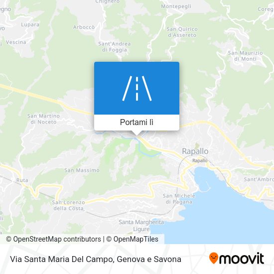 Mappa Via Santa Maria Del Campo